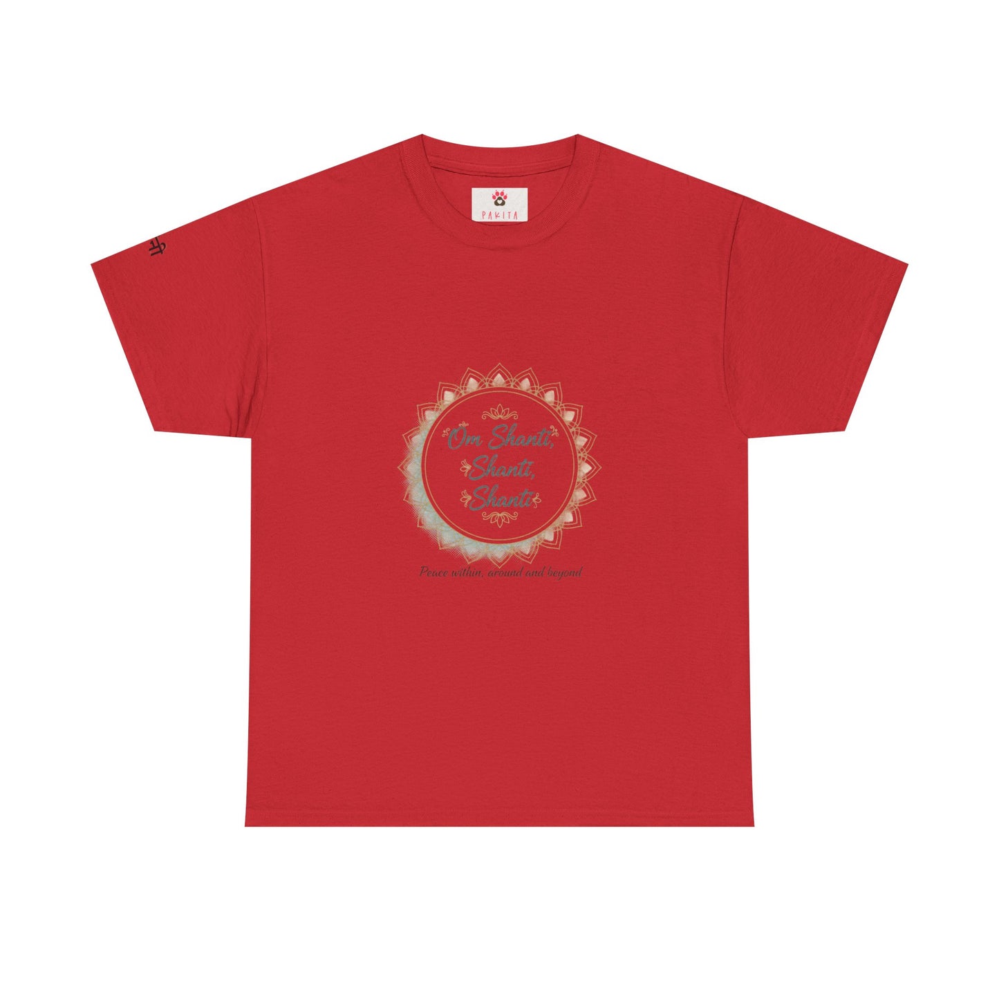 Chant Circle T‑Shirt – "Om Shanti, Shanti, Shanti" Peace Tee
