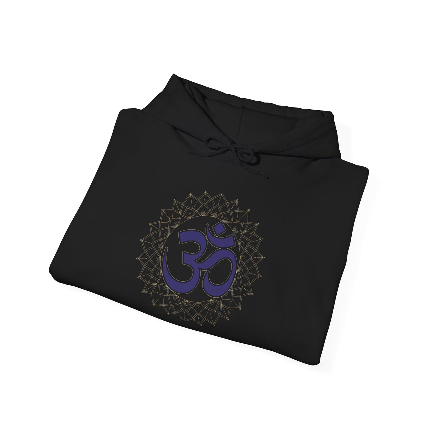 OM Symbol Hoodie — Spiritual Yoga Hoodie with Sanskrit "Shanti" Sleeve Design
