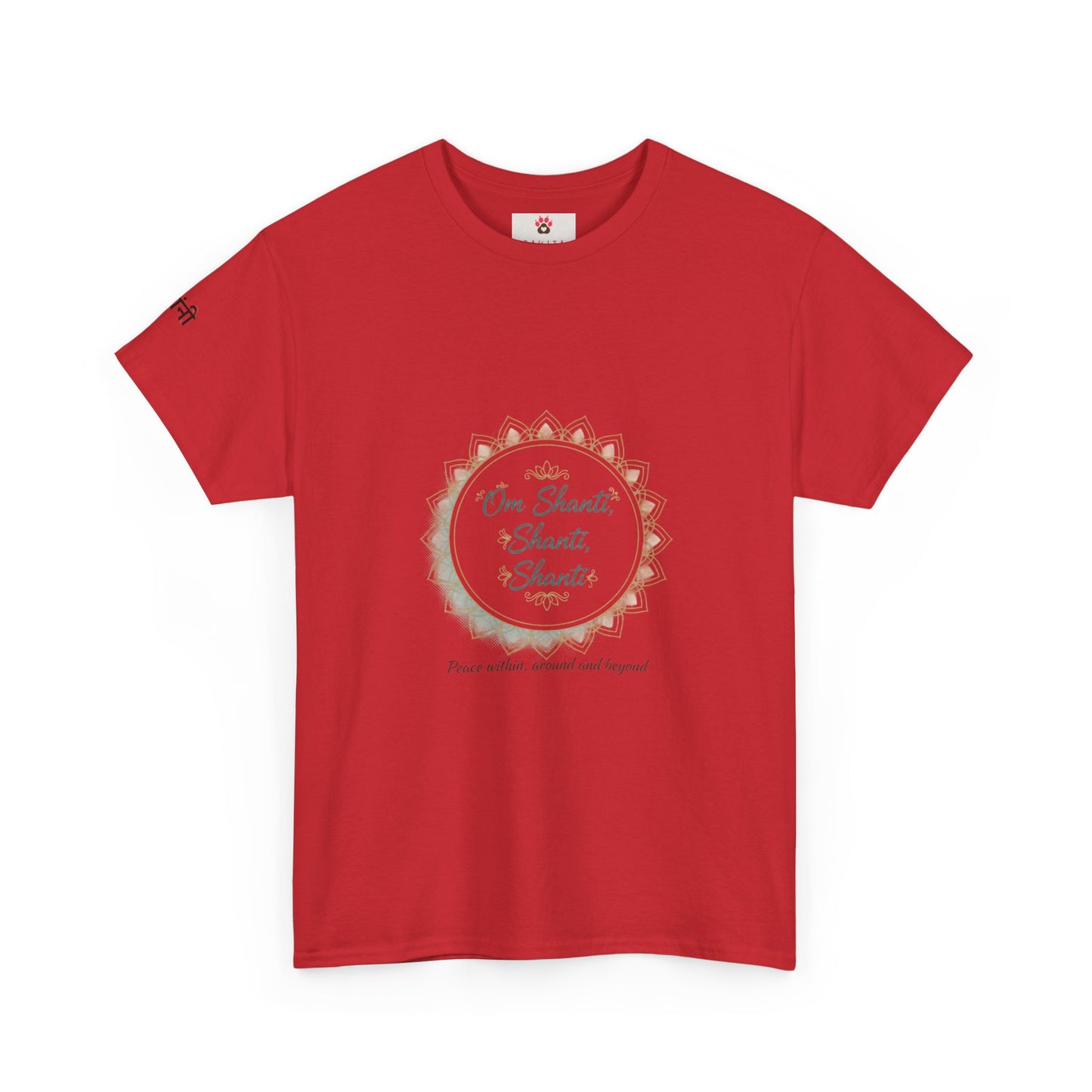 Chant Circle T‑Shirt – "Om Shanti, Shanti, Shanti" Peace Tee