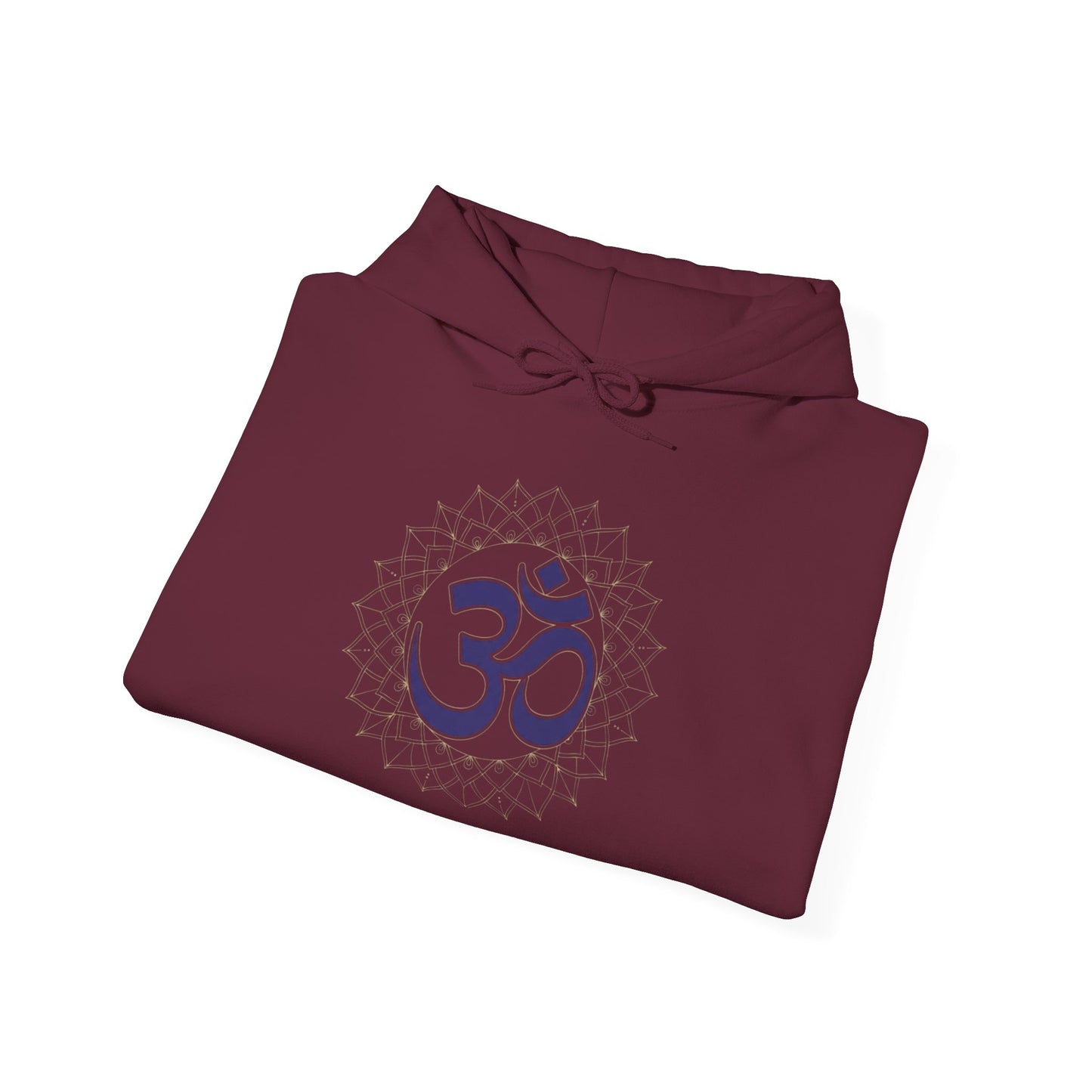 OM Symbol Hoodie — Spiritual Yoga Hoodie with Sanskrit "Shanti" Sleeve Design