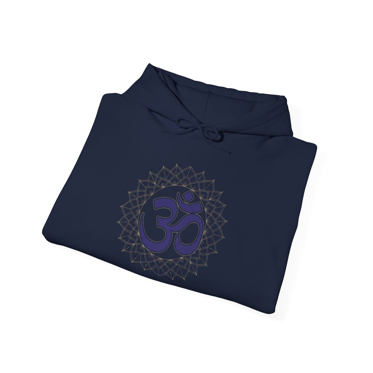 OM Symbol Hoodie — Spiritual Yoga Hoodie with Sanskrit "Shanti" Sleeve Design