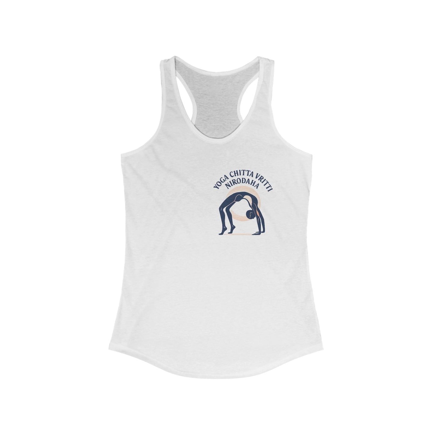 Yoga-Inspired Women's Racerback Tank Top | Workout Shirt, Fitness Apparel, Spiritual Gift, Summer Wear, Yoga Class