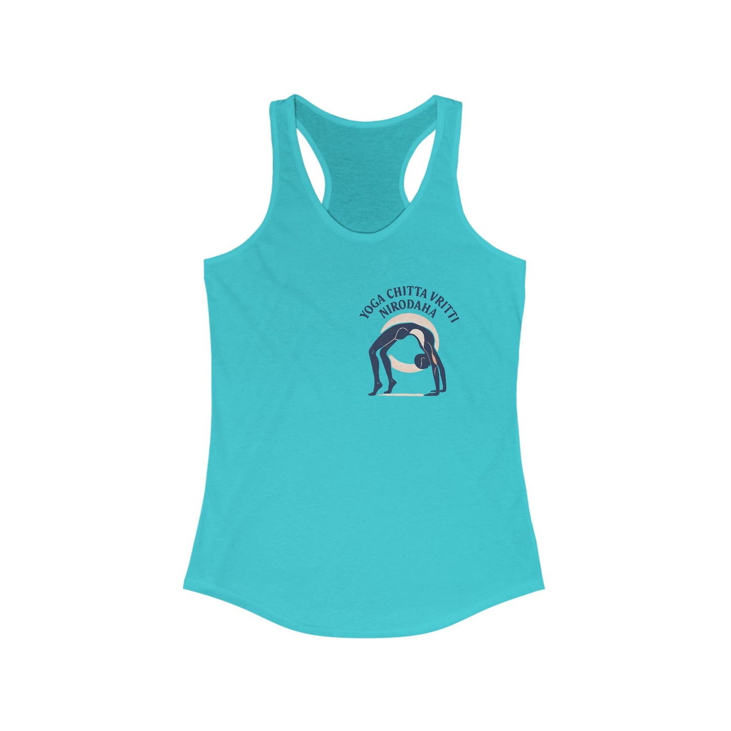Yoga-Inspired Women's Racerback Tank Top | Workout Shirt, Fitness Apparel, Spiritual Gift, Summer Wear, Yoga Class