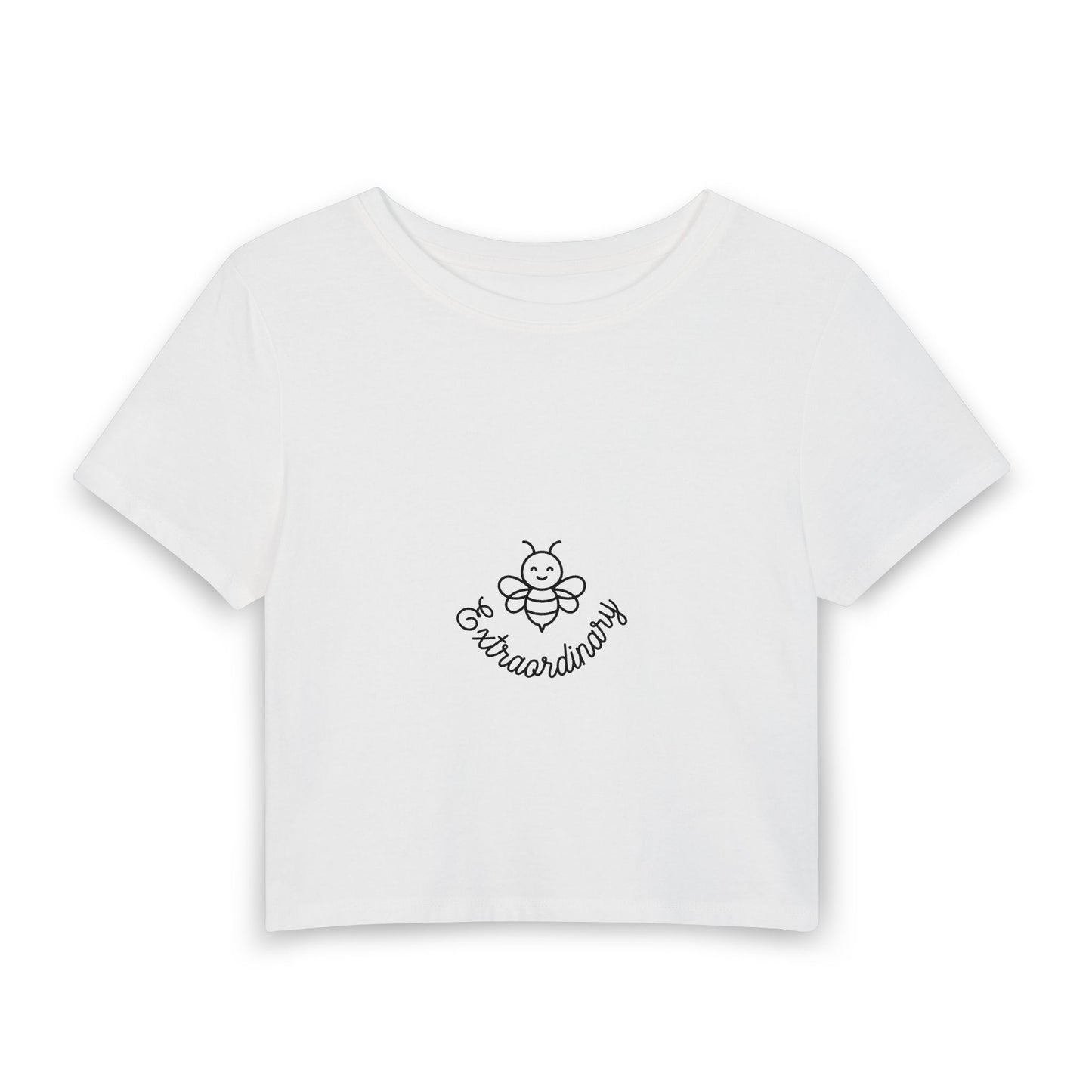Baby Tee — Sweet Bee "Granddaughter" Graphic Crop Top