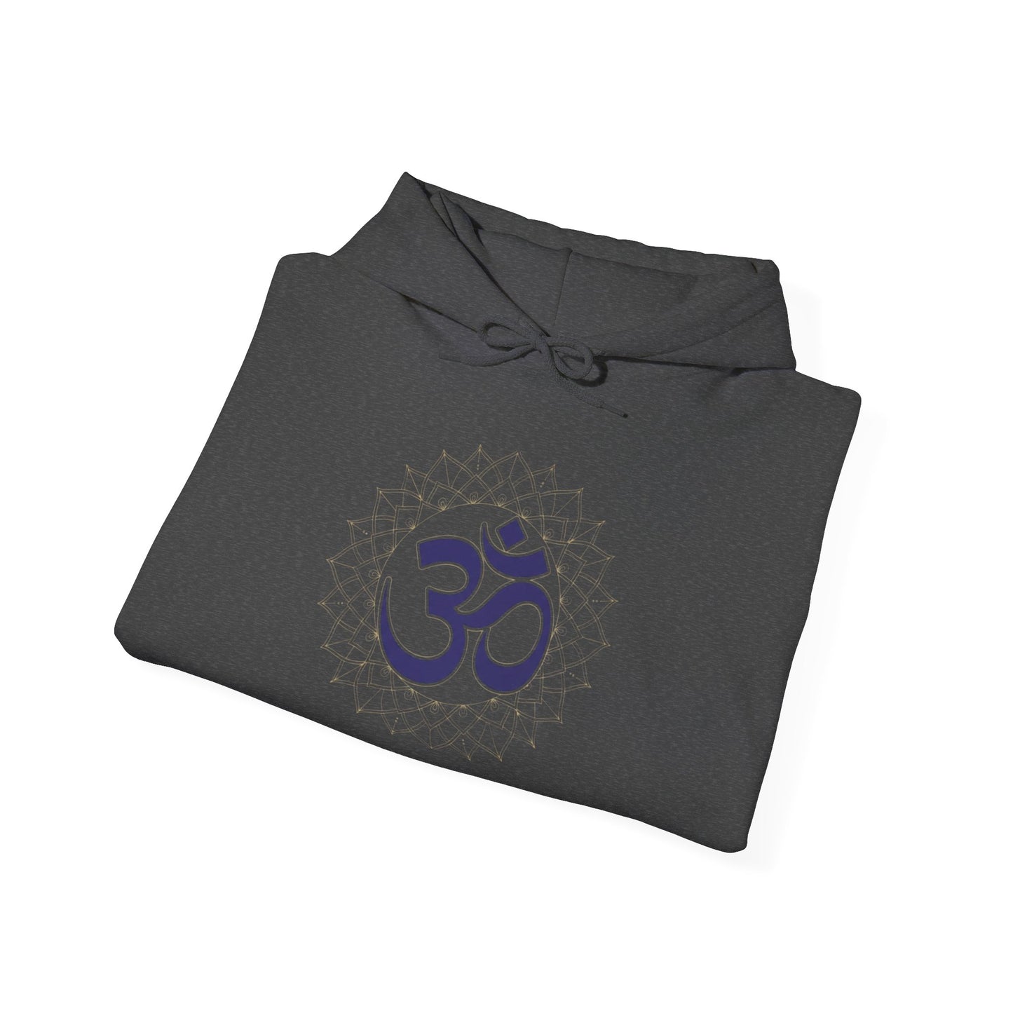 OM Symbol Hoodie — Spiritual Yoga Hoodie with Sanskrit "Shanti" Sleeve Design