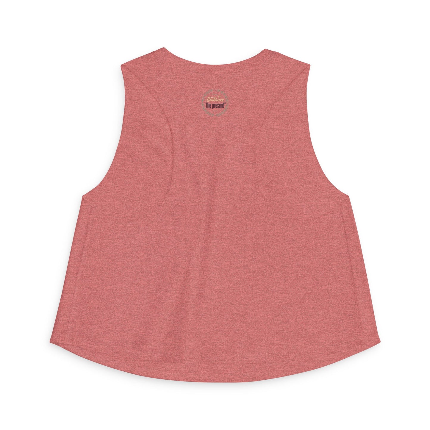 Meditation Tree Crop Top — "Imperfection is Reality" Spiritual Yoga Tank