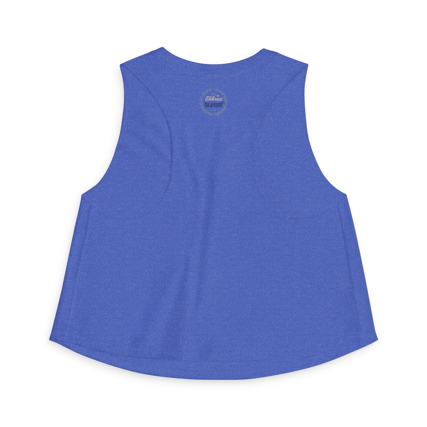 Meditation Tree Crop Top — "Imperfection is Reality" Spiritual Yoga Tank