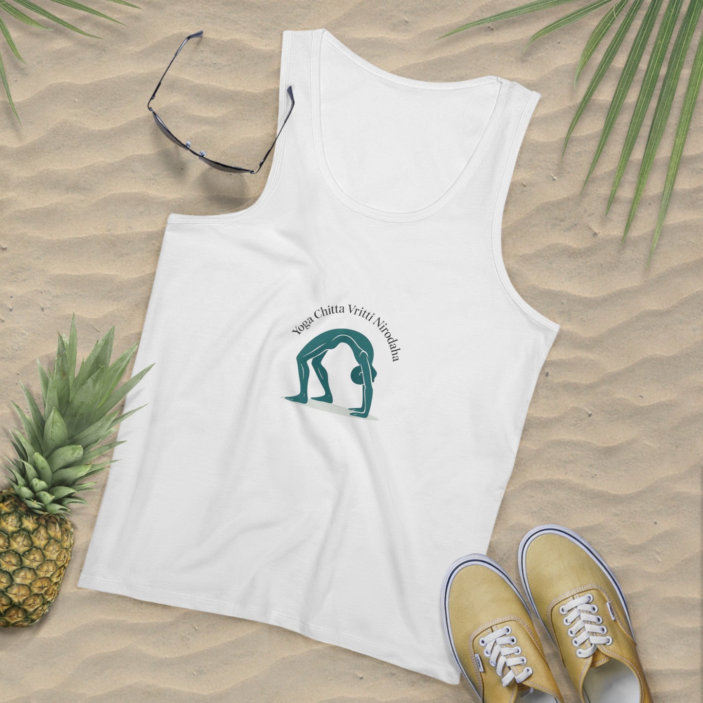 Men's Yoga Tank Top, Relaxation Shirt, Gift for Yogis, Workout Apparel, Meditation Clothing