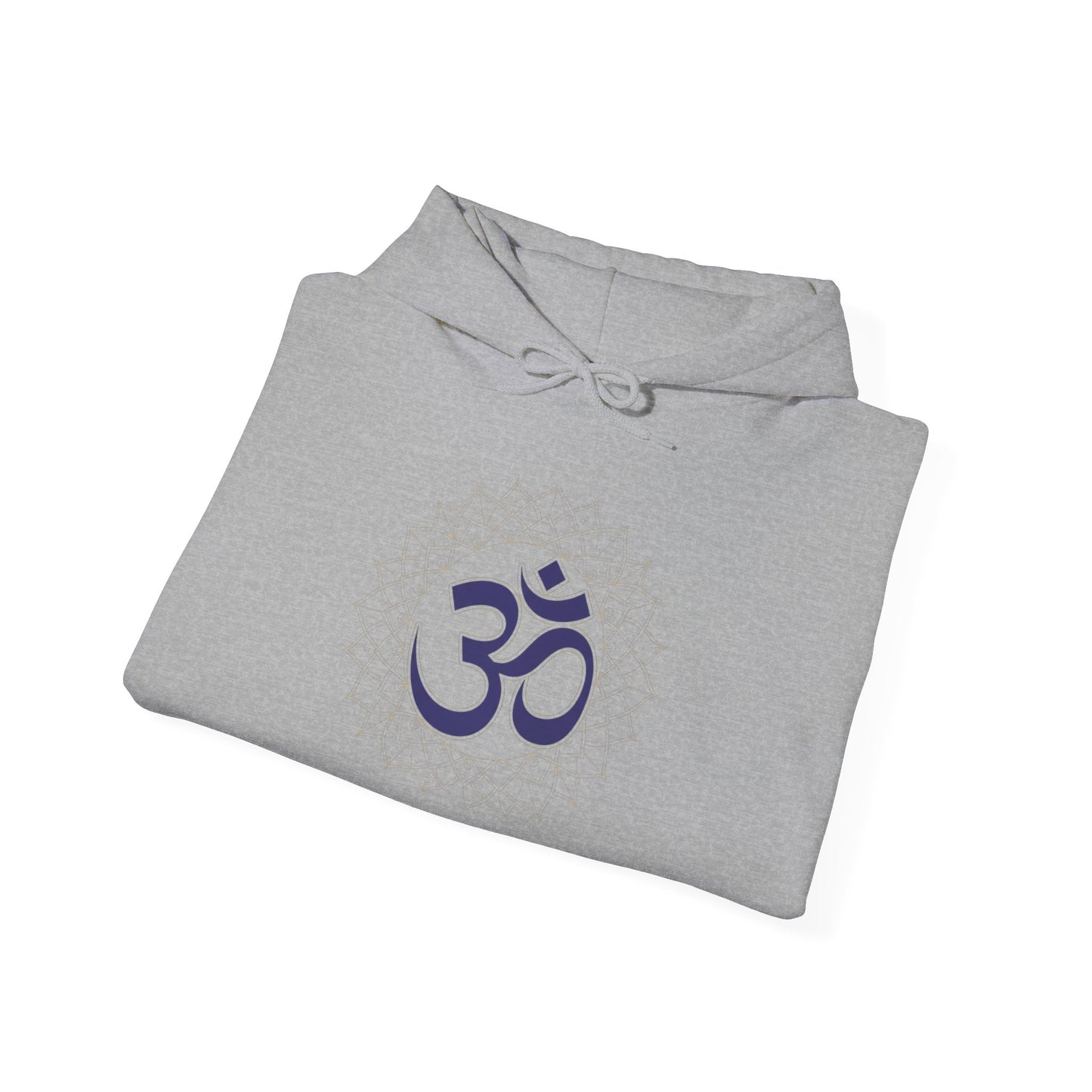 OM Symbol Hoodie — Spiritual Yoga Hoodie with Sanskrit "Shanti" Sleeve Design