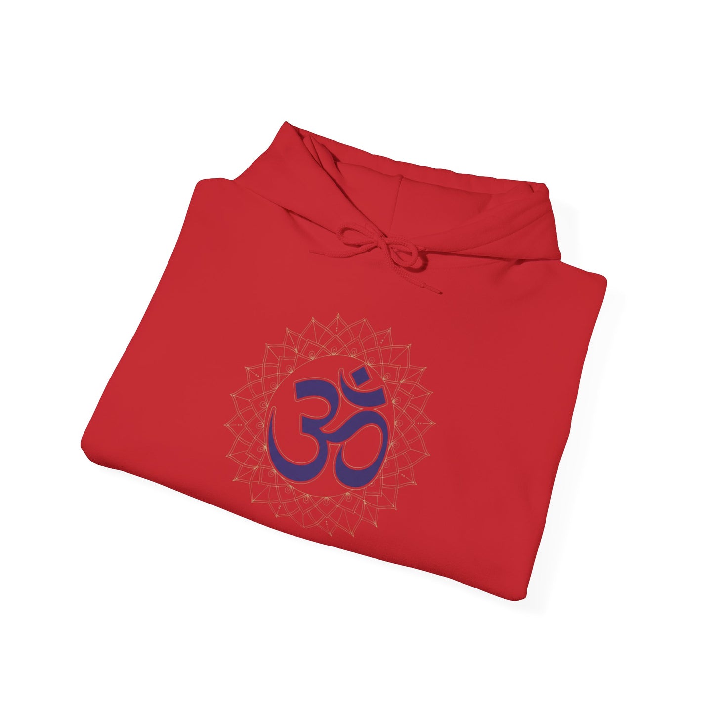 OM Symbol Hoodie — Spiritual Yoga Hoodie with Sanskrit "Shanti" Sleeve Design