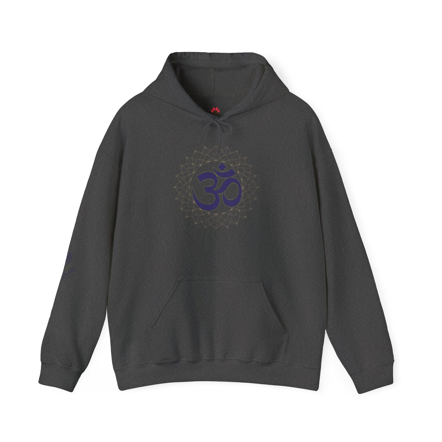 OM Symbol Hoodie — Spiritual Yoga Hoodie with Sanskrit "Shanti" Sleeve Design
