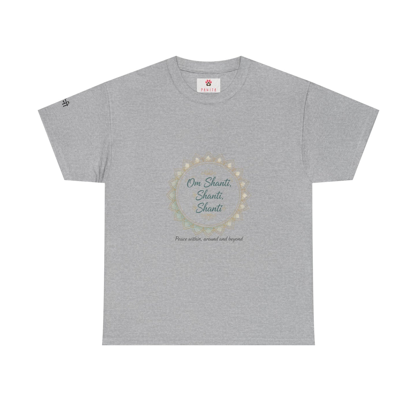 Chant Circle T‑Shirt – "Om Shanti, Shanti, Shanti" Peace Tee