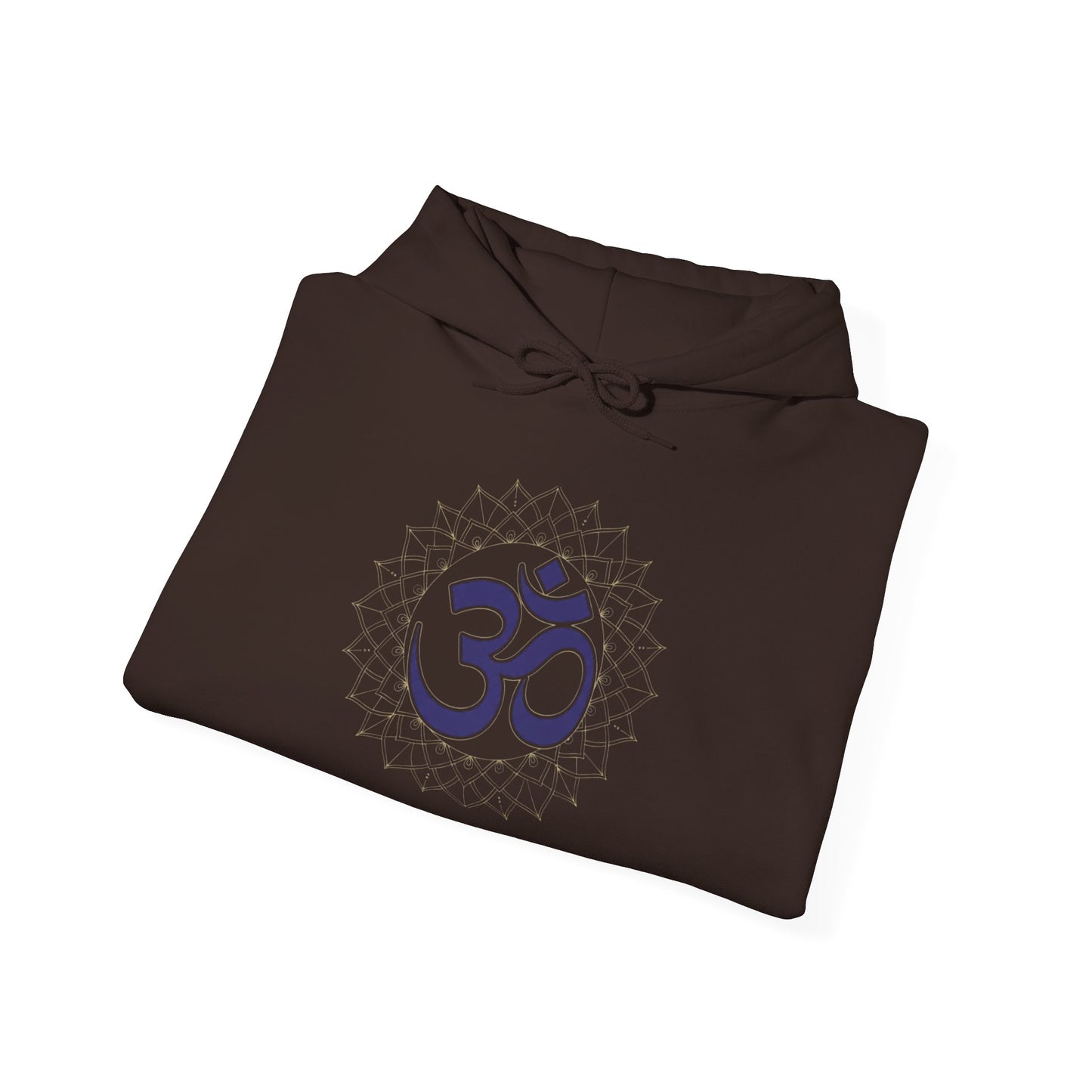 OM Symbol Hoodie — Spiritual Yoga Hoodie with Sanskrit "Shanti" Sleeve Design